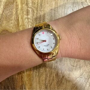 Gold Kate Spade Watch with Mother Of Pearl Face